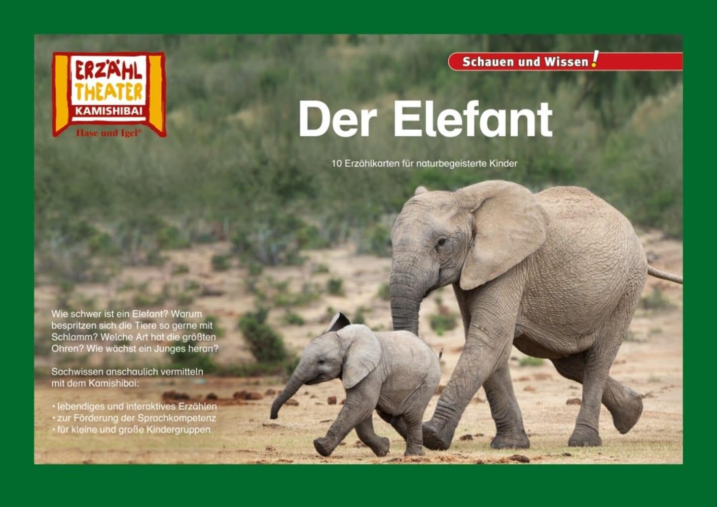 Kamishibai: Der Elefant: 10 Fotobildkarten für das Erzähltheater Professional & Reference Books