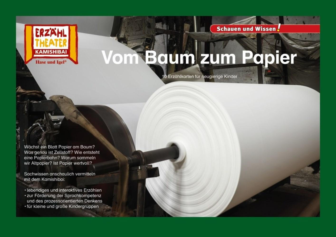 Vom Baum zum Papier / Kamishibai Bildkarten: 10 Fotobildkarten für das Erzähltheater Professional & Reference Books