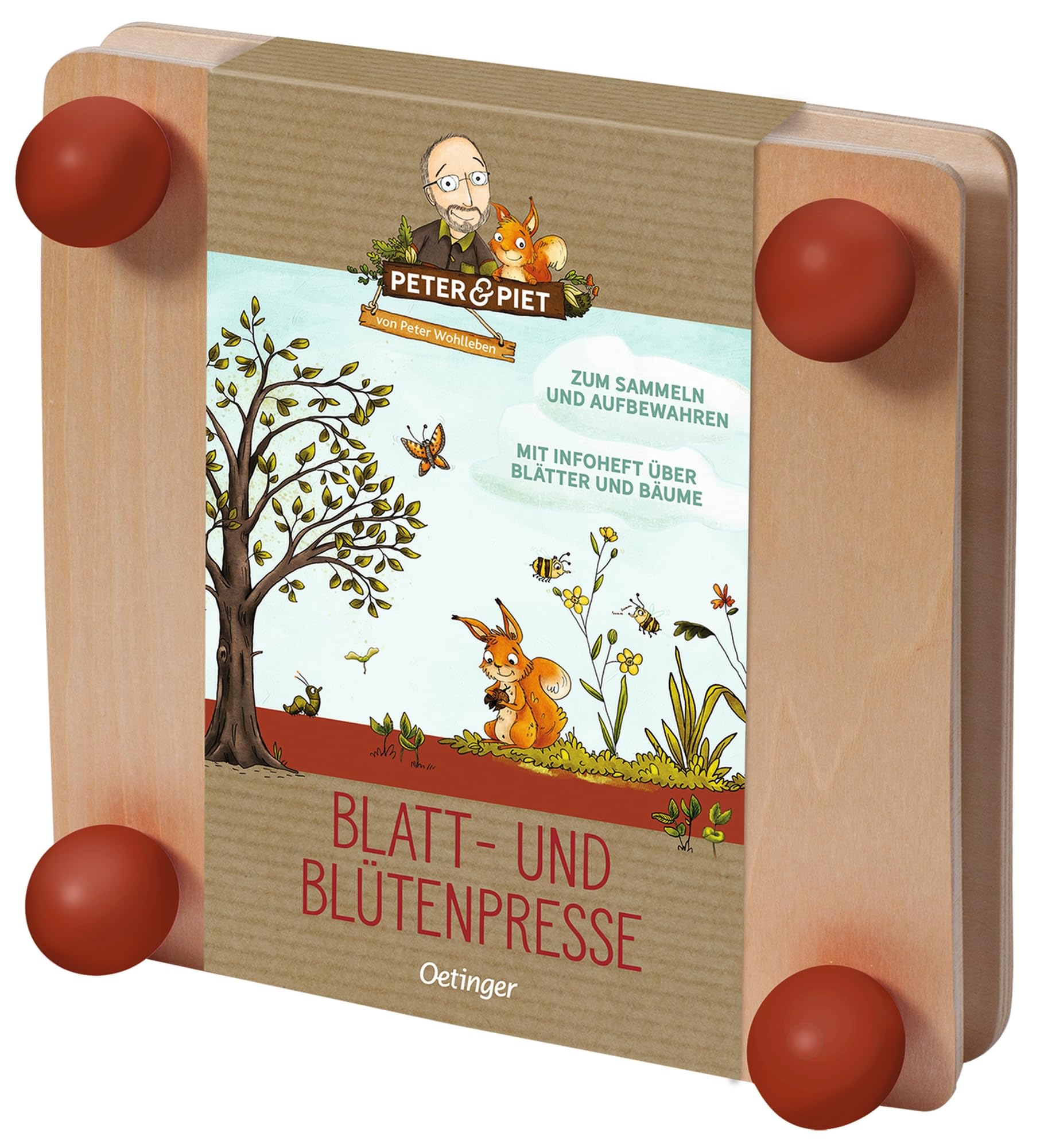 Peter & Piet. Blatt- und Blütenpresse: Mit Infoheft über Blätter und Bäume. Zum Sammeln und Aufbewahren Non-fiction