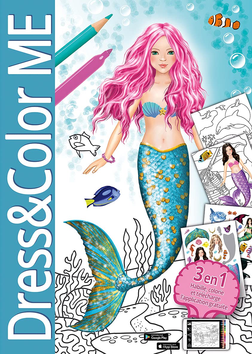 Sirènes Dress & Color Me Books