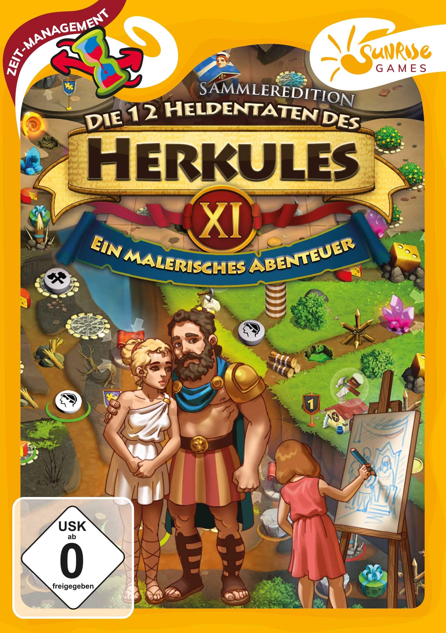 Die 12 Heldentaten des Herkules 11: Ein malerisches Abenteuer - Sammleredition PC