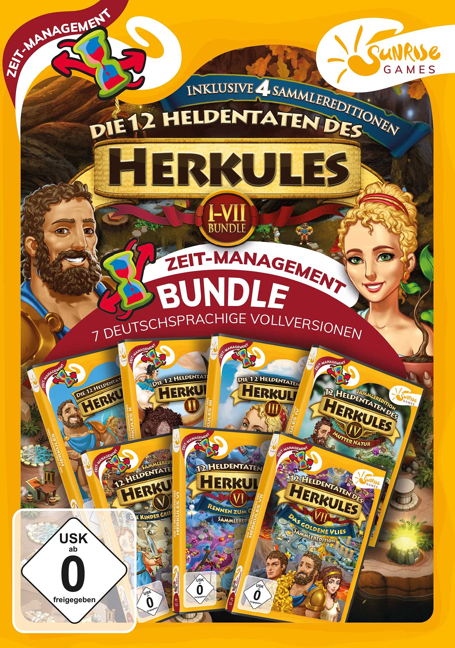 Die 12 Heldentaten des Herkules Teil 1-7 PC