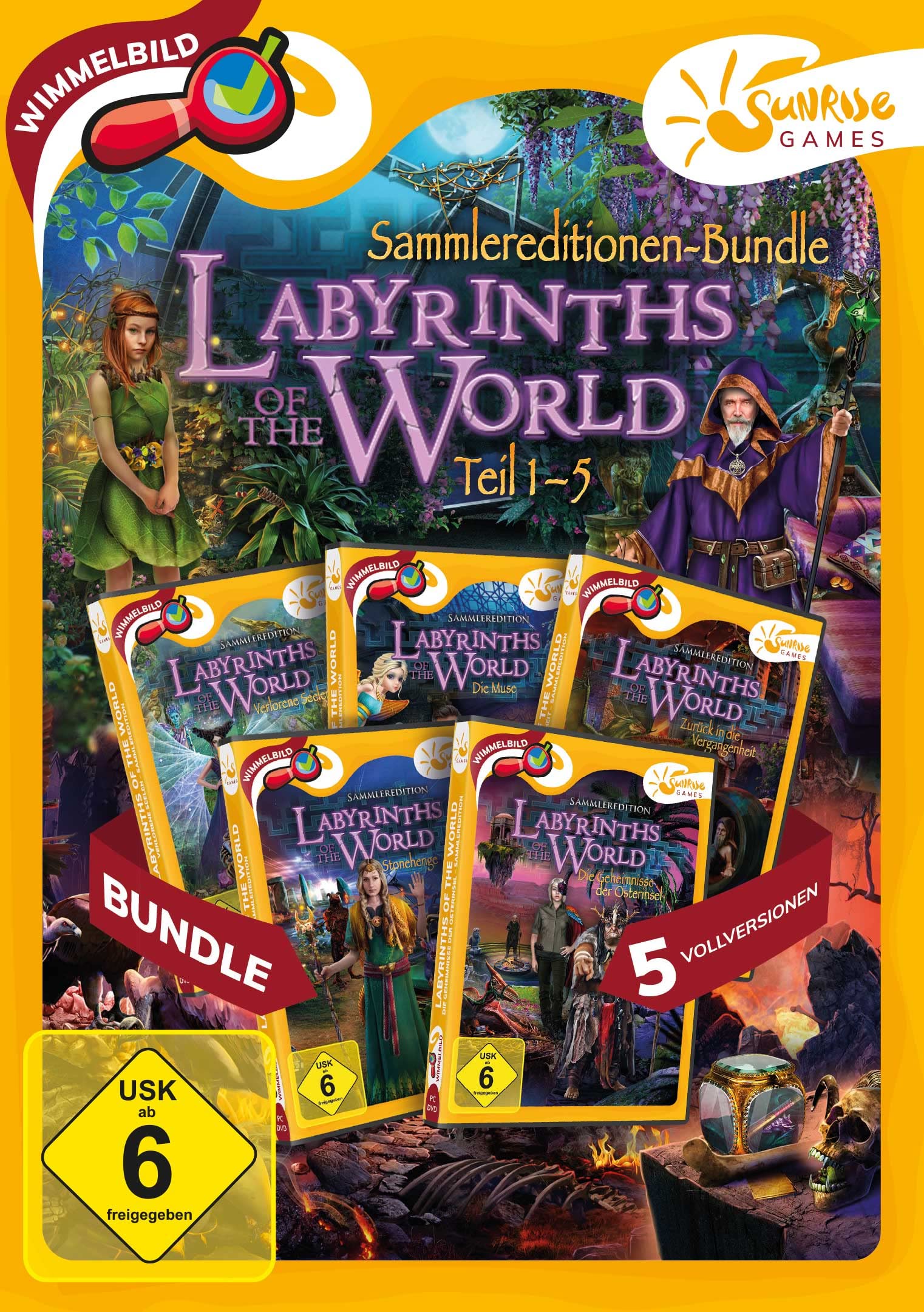 Labyrinths of the World 1-5 - Sammlereditionen Bundle PC