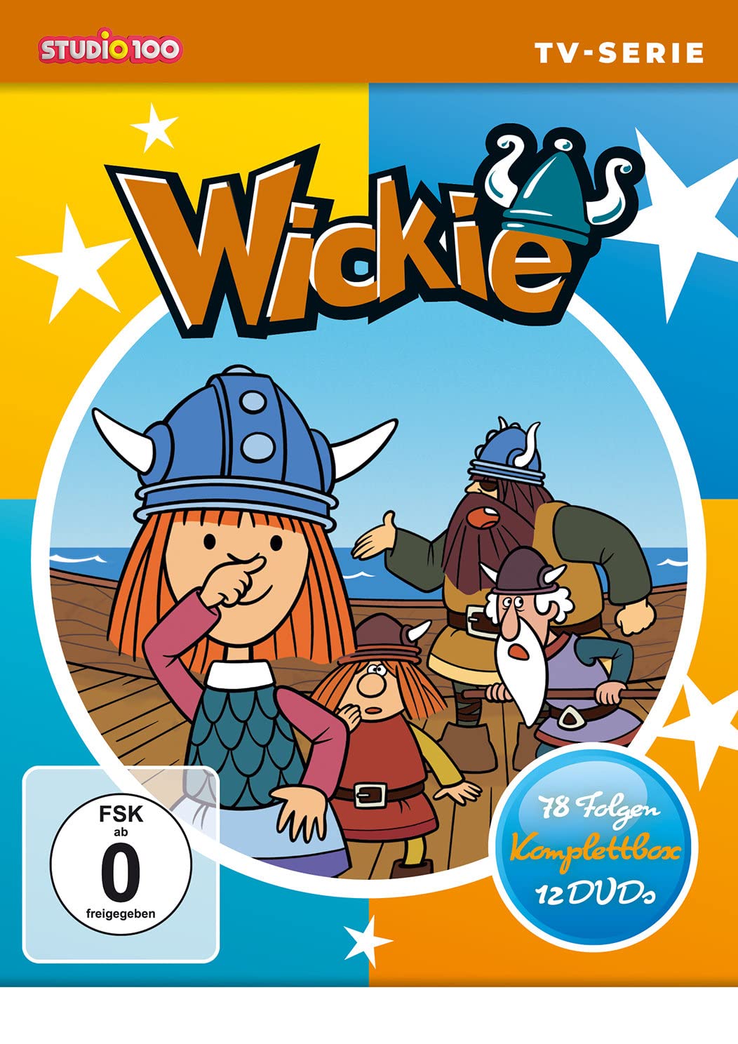 Wickie und die starken Männer (Klassik) - TV-Serien Komplettbox [12 DVDs, SOFTBOX] Box sets