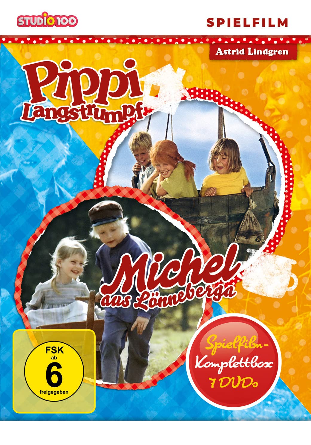 Pippi Langstrumpf / Michel aus Lönneberga - Spielfilm Komplettbox Films