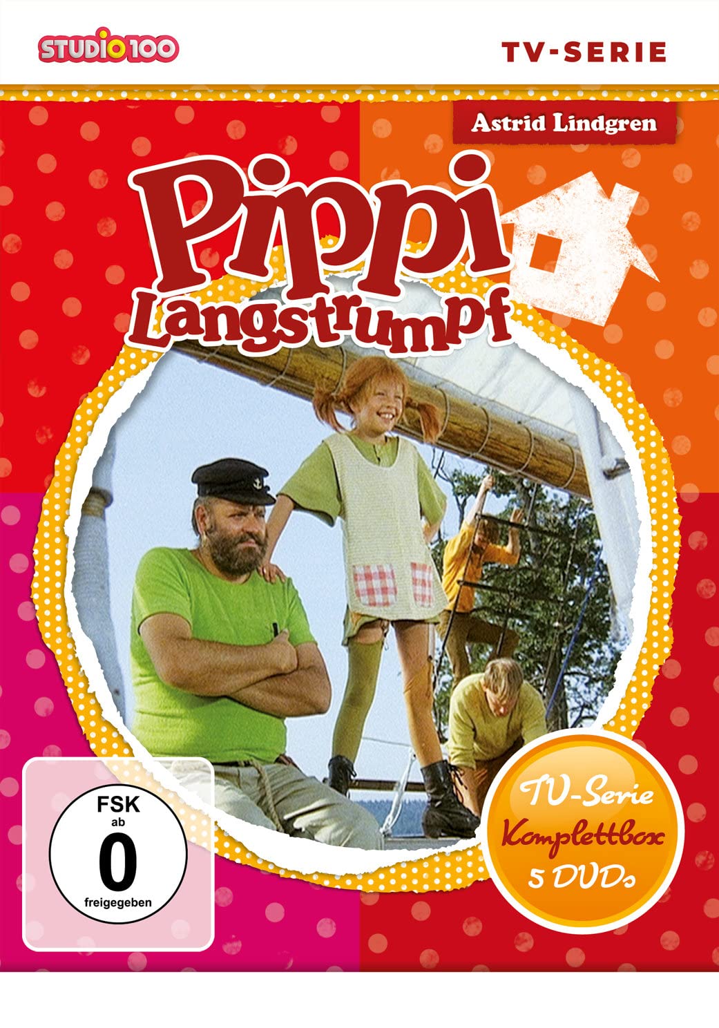 Pippi Langstrumpf - TV-Serien Komplettbox [5 DVDs, SOFTBOX] Box sets