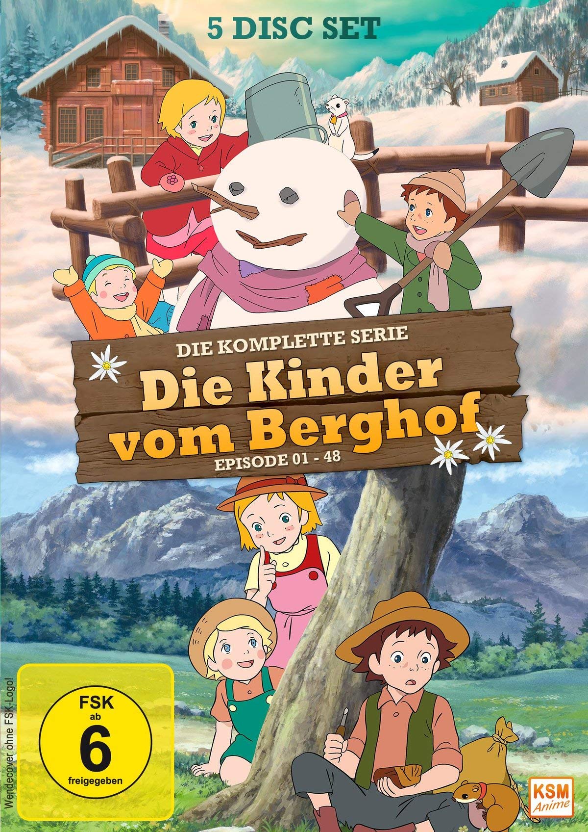 Die Kinder vom Berghof - Gesamtedition: Episode 01-48 Box sets