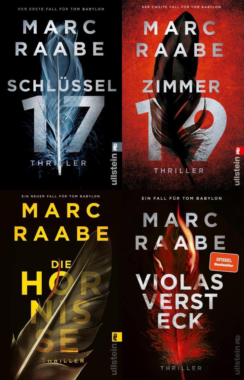 Tom Babylon-Serie Band 1-4 plus 1 exklusives Postkartenset Crime & Thrillers