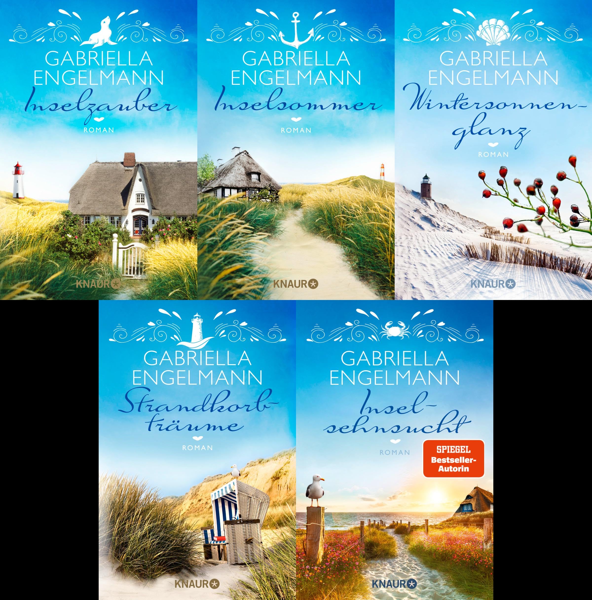 Die Büchernest-Serie Band 1-5 plus 1 exklusives Postkartenset Books