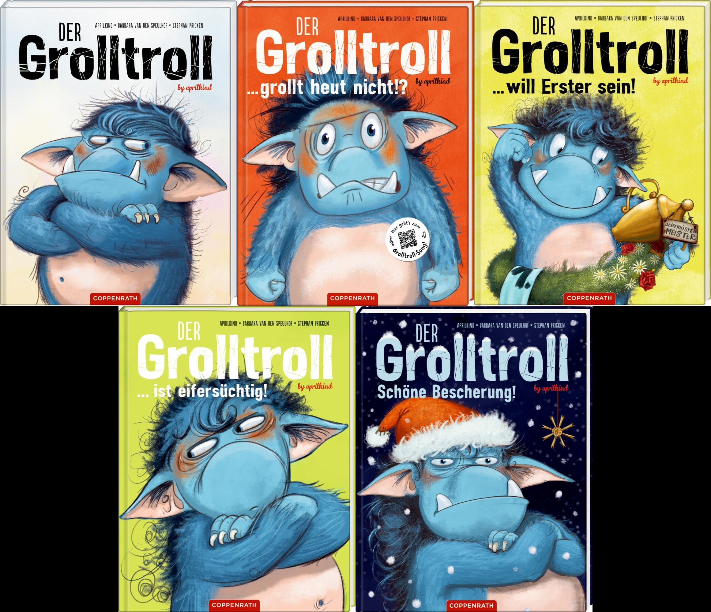 Der Grolltroll in 5 Bänden plus 1 exklusives Postkartenset Novels & Short Stories