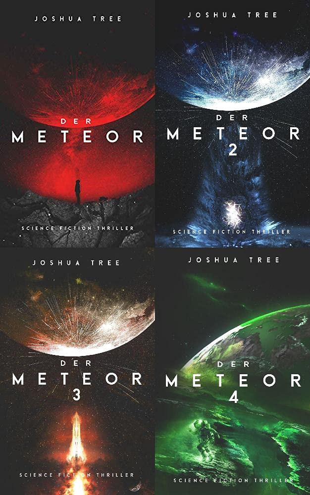 Der Meteor Band 1-4 plus 1 exklusives Postkartenset Fantasy & Sci-Fi