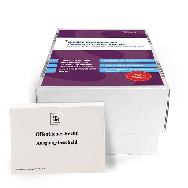 ASSEX Karteikarten Öffentliches Recht - NRW book