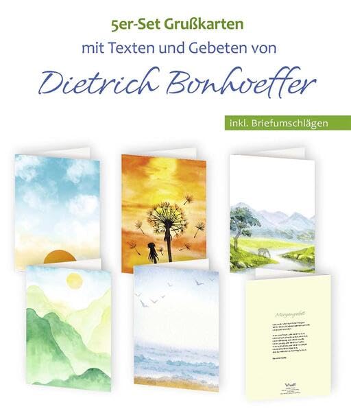 Product Image: 5er-Set Grußkarten »Dietrich Bonhoeffer«