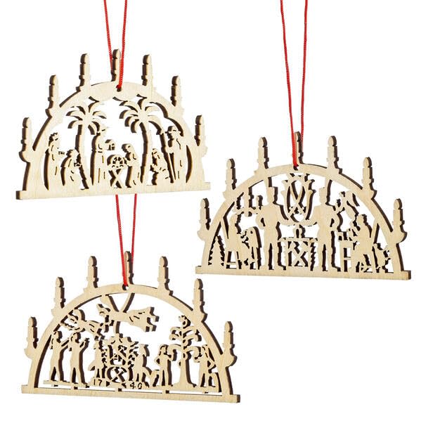 Product Image: 3er-Set Holz-Anhänger »Schwibbogen«