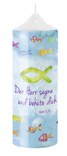 Kerze »Herzliche Segenswünsche zur Erstkommunion« Media & Communication