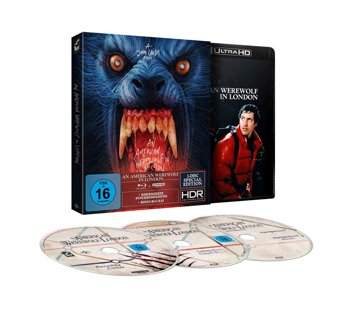 An American Werewolf in London - 3-Disc-Limited Special Edition (+ Blu-ray 2D + Bonus-Blu-ray) Films