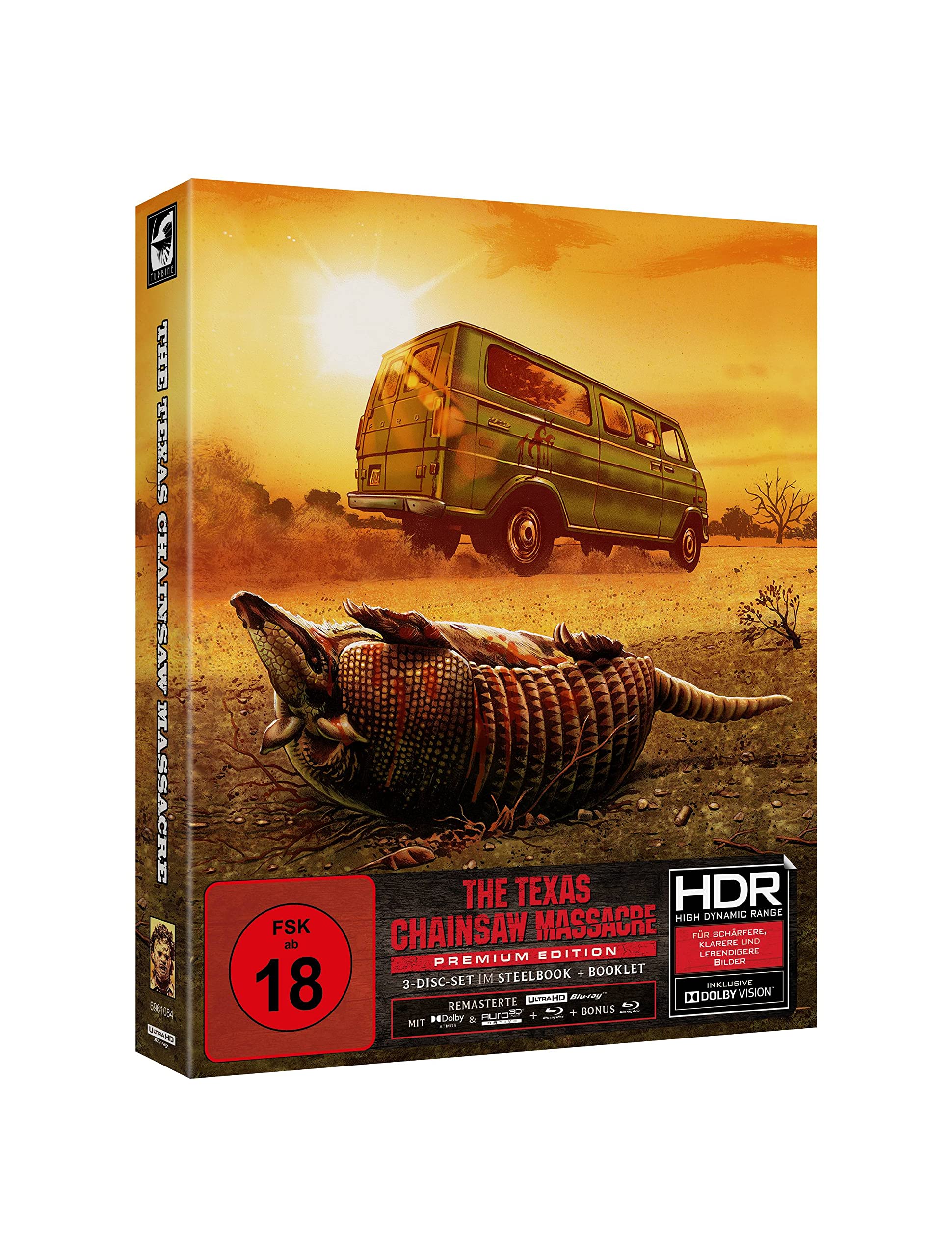 The Texas Chainsaw Massacre 4K UHD Premium Steelbook Edition (Auro 3D & Dolby Atmos) + 60 seitiges Booklet - Cover D Films