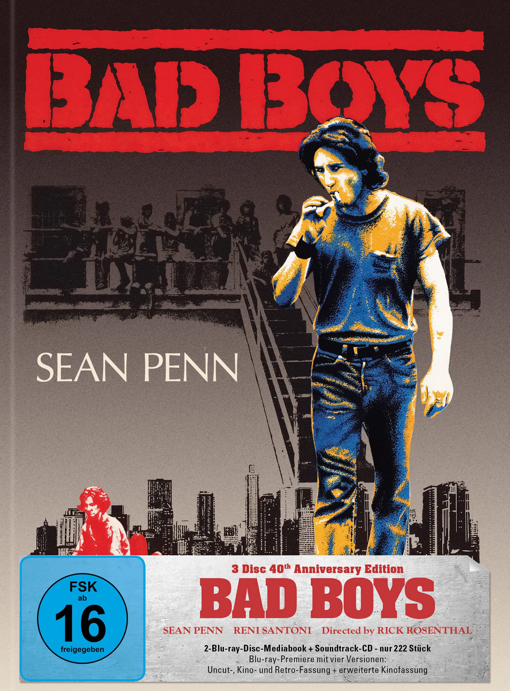 Bad Boys - 40th Anniversary Edition | Mediabook (2x BD + Soundtrack-CD) FR-Artwork - 222 Stück Films