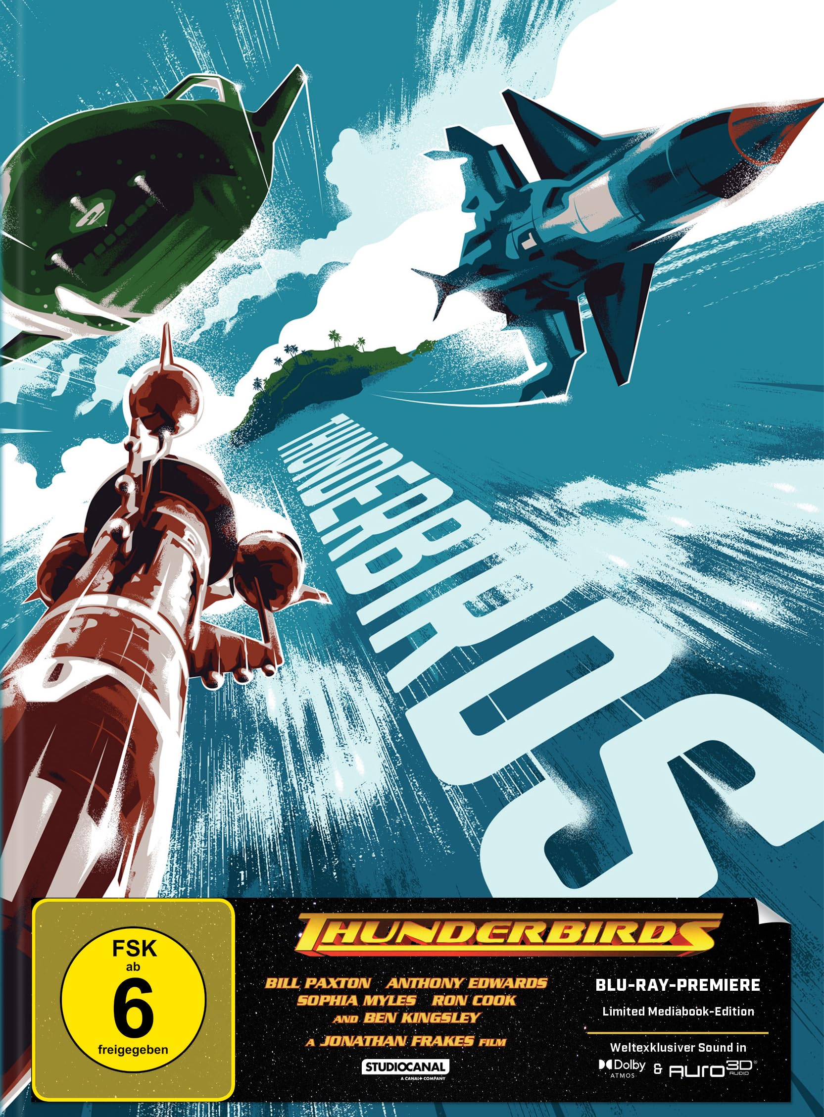 Thunderbirds | Mediabook (2x Blu-ray) mit Dolby Atmos + Auro-3D | Cover B - 444 Stück Films