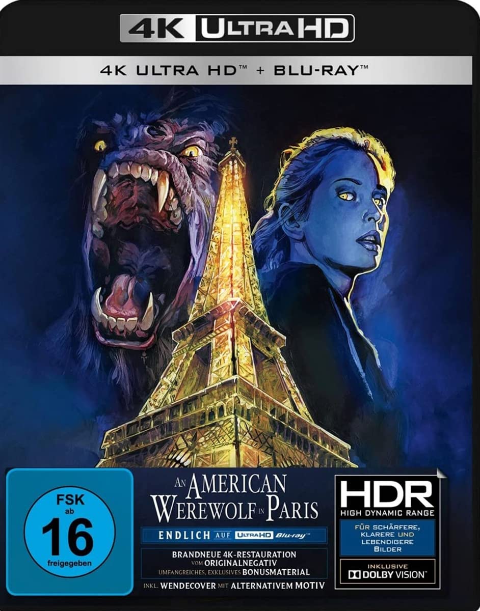 An American Werewolf in Paris (4K Ultra HD Blu-ray + Blu-ray) (UHD) Films
