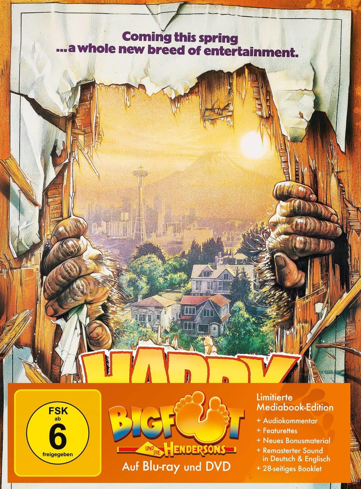Bigfoot und die Hendersons - Mediabook - Cover D - Limited Edition auf 333 Stück (Blu-ray+DVD) Movies