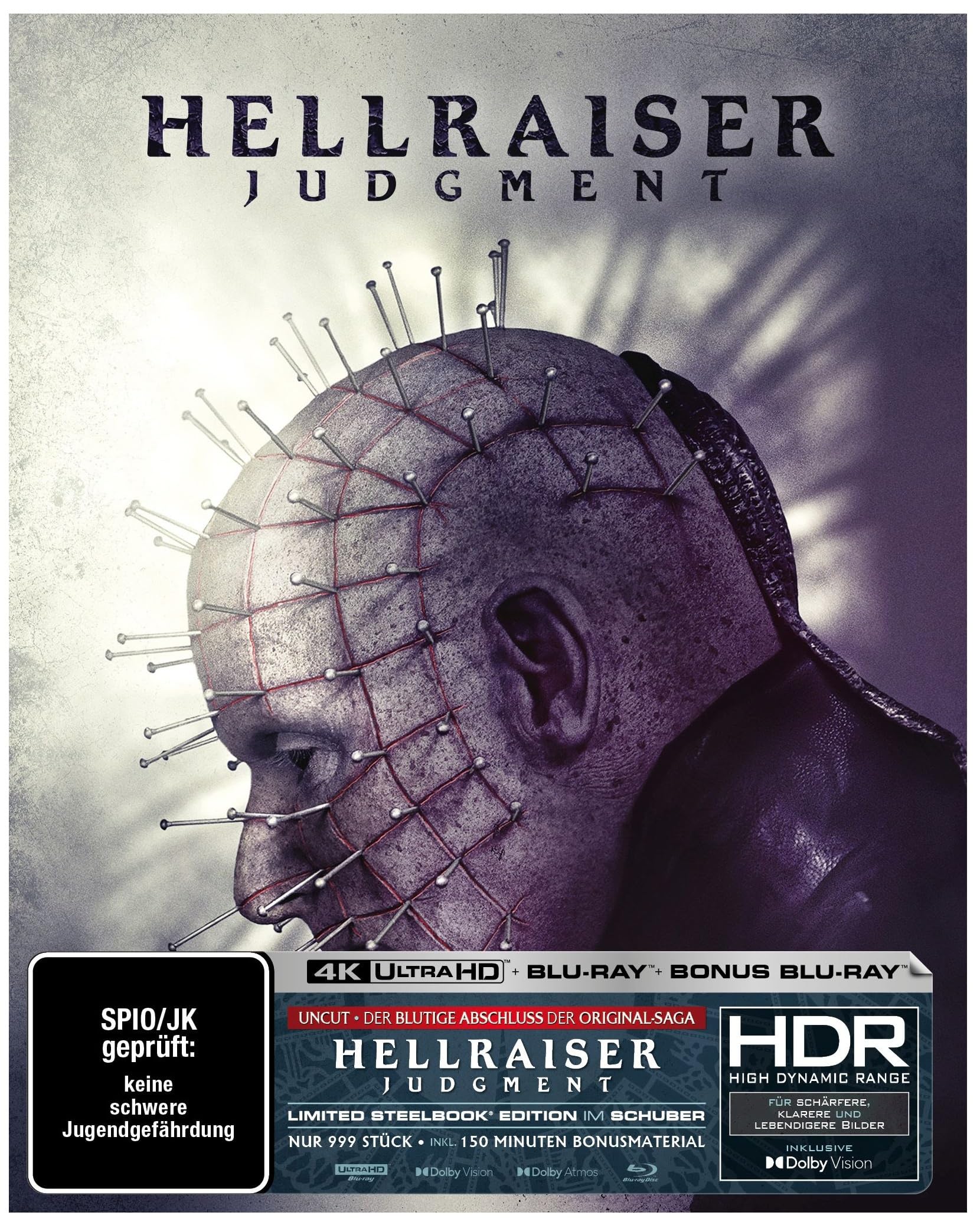 Hellraiser Judgment | Steelbook Full Slip D (Ultra HD Blu-ray + Blu-ray + Bonus-Blu-ray) Films