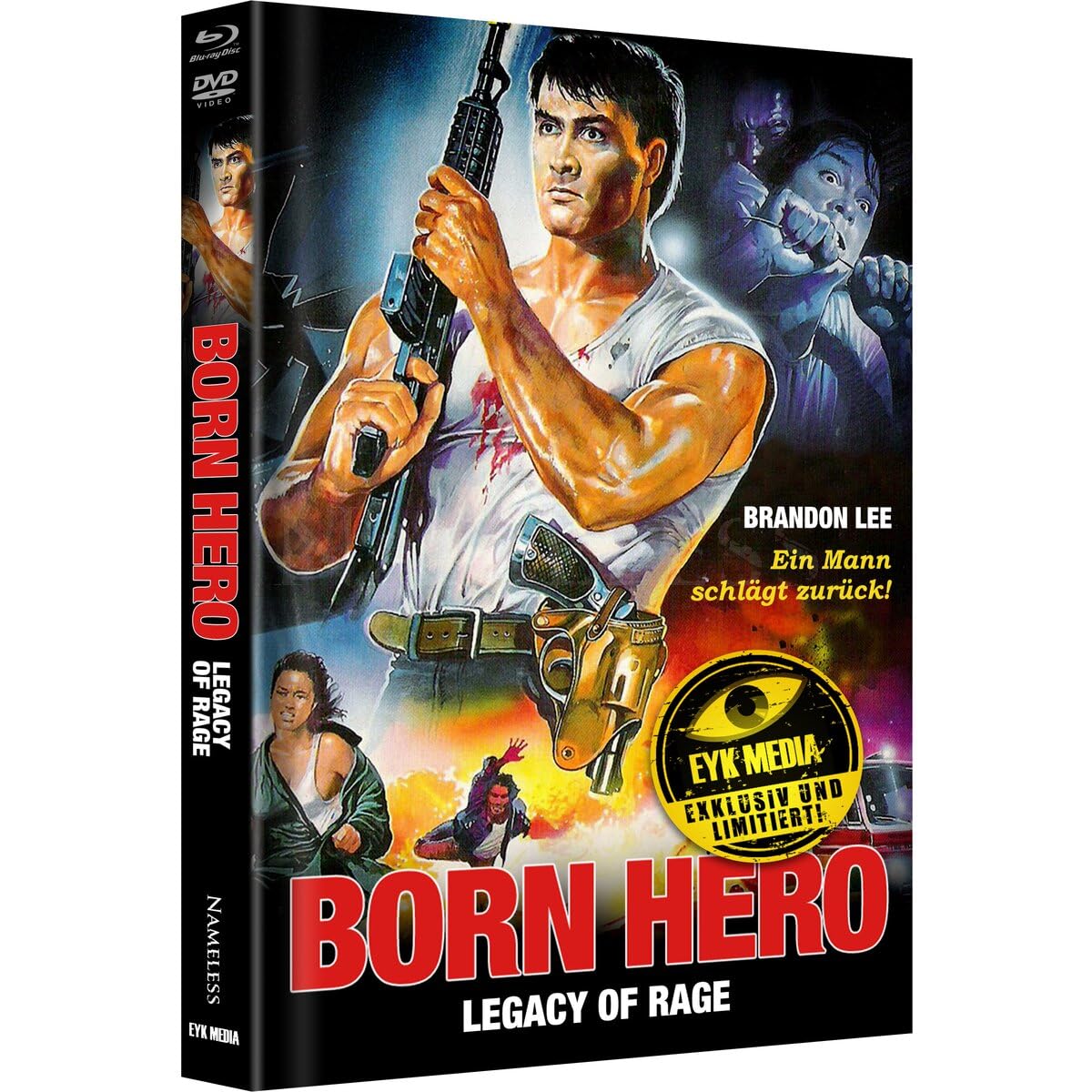 Born Hero (Brandon Lee) - Exklusiv Limited Uncut Mediabook Edition - DVD - Blu-ray Films