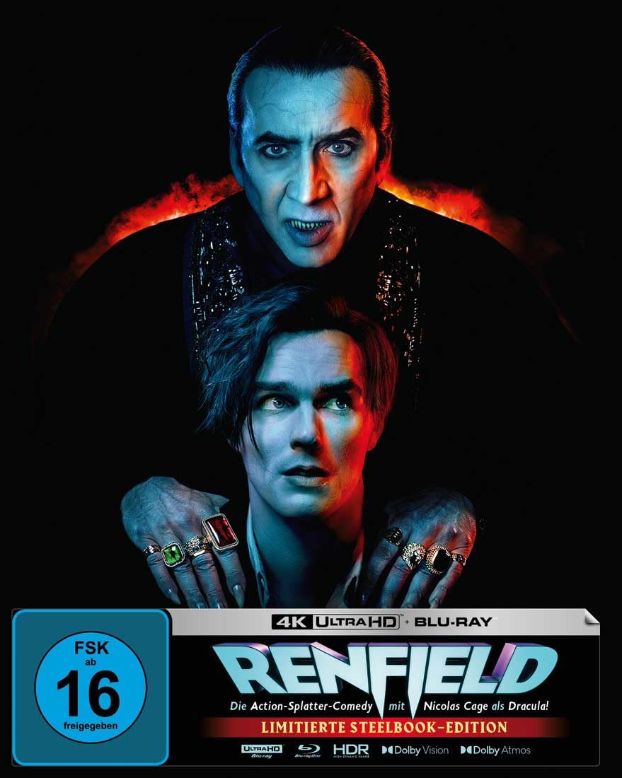 Renfield - Limitierte Steelbook-Edition mit Fullslip (4K Ultra HD) (+ Blu-ray) Films