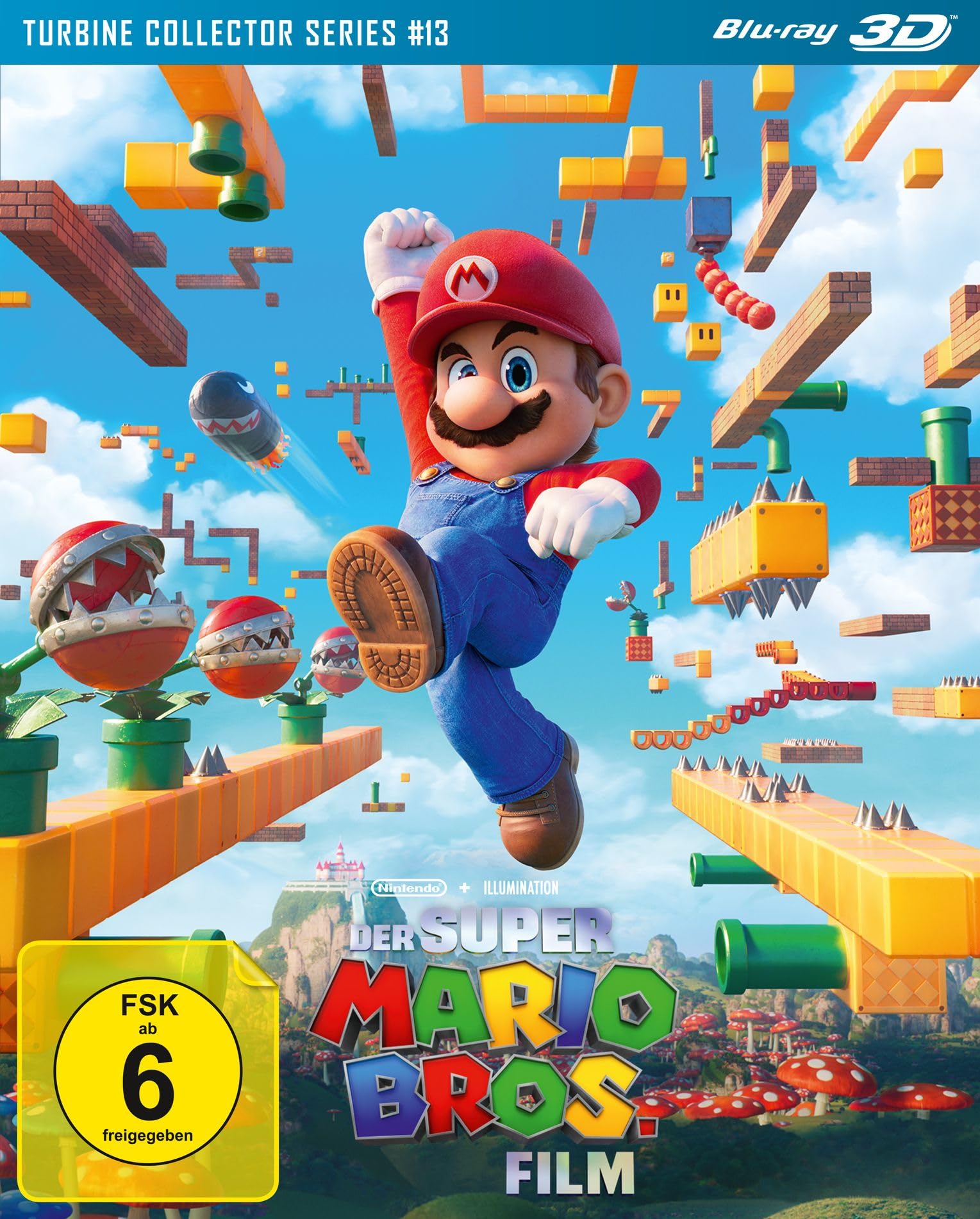 Der Super Mario Bros. Film (The Super Mario Bros. Movie) - 3D - Turbine Collector Series #13 (Blu-ray 3D) Movies