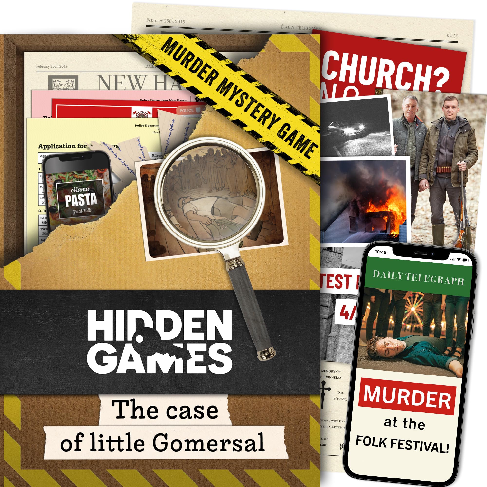 Hidden Games Crime Scene - The First Case, jeu d’évasion game