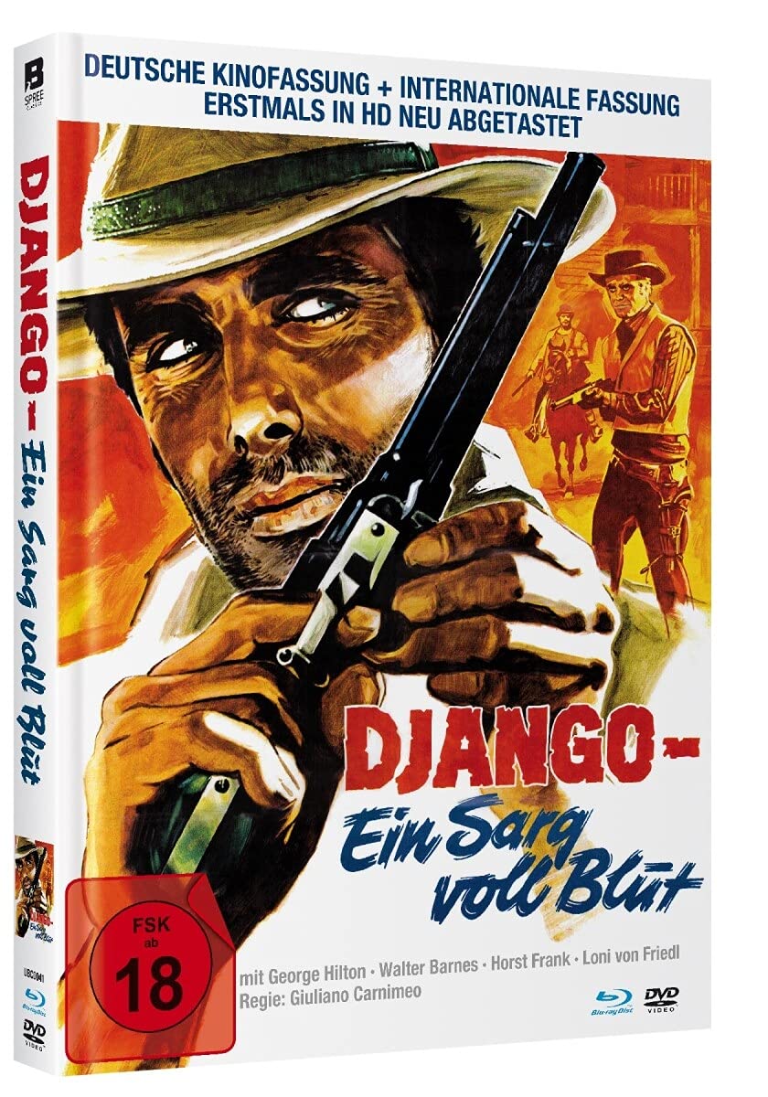 Django - Ein Sarg voller Blut - Limited Mediabook mit Kinofassung+Internationaler Fassung auf Blu-ray (+DVD) Movies