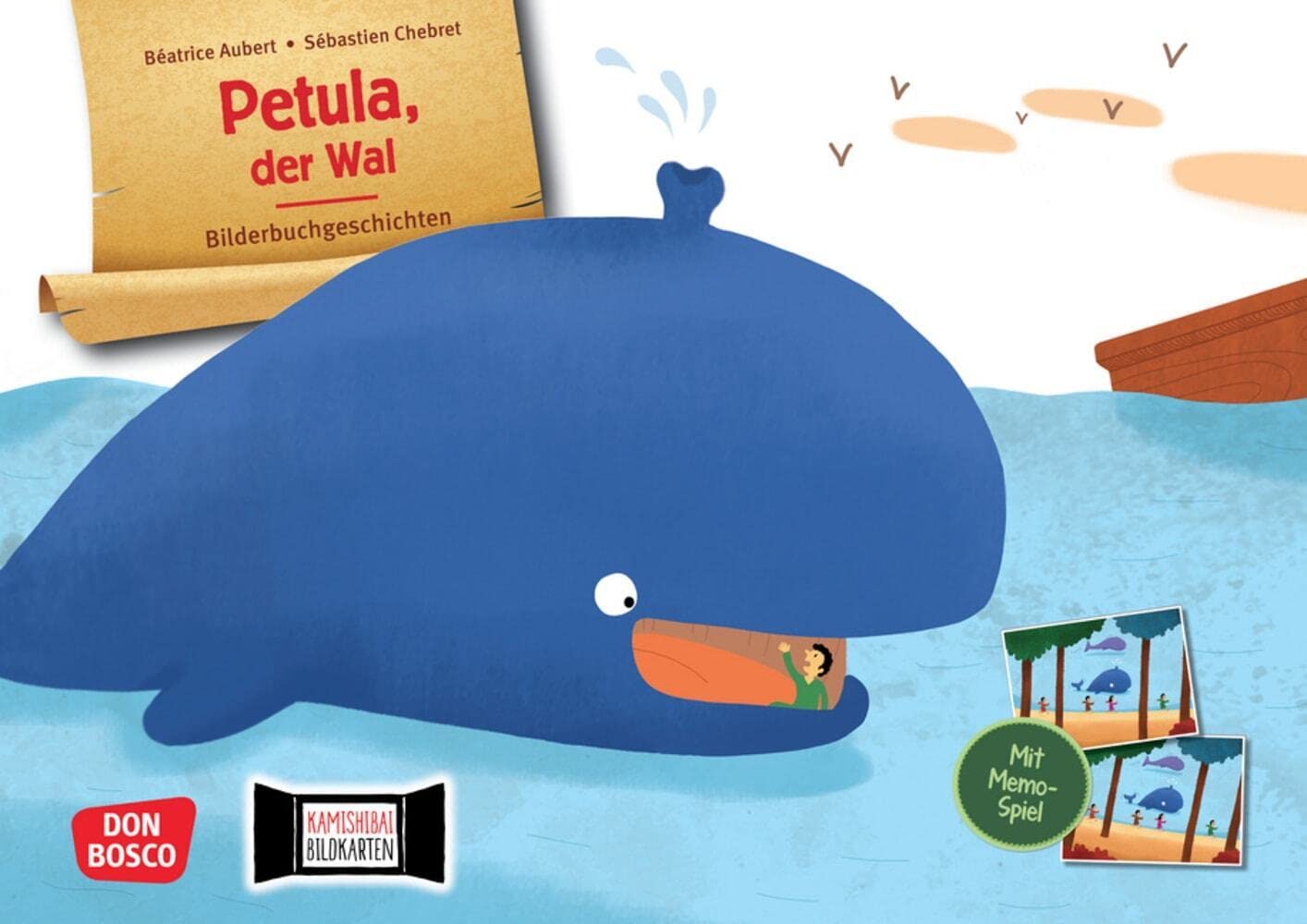 Petula, der Wal. Kamishibai Bildkartenset: Jona und der Wal. Bibelgeschichten für Kinder. Für Kita, Schule & Kinderkirche (Bilderbuchgeschichten für unser Erzähltheater) Religion & Esotericism