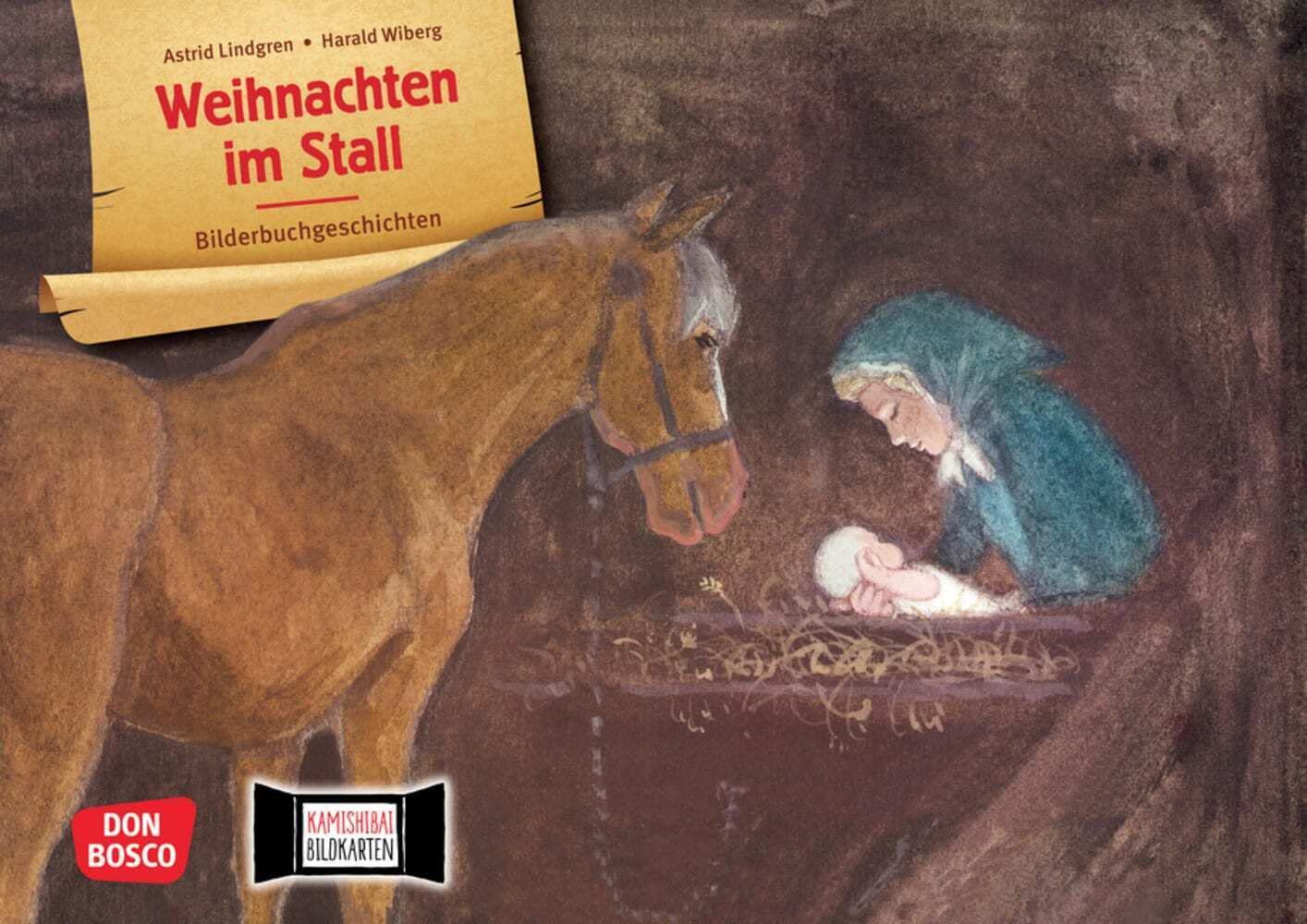 Weihnachten im Stall. Kamishibai Bildkartenset: Gemeinsam durch den Advent mit dem Erzähltheater – ein Bilderbuch-Klassiker für Kinder ab 3 (Bilderbuchgeschichten für unser Erzähltheater) Education & Training