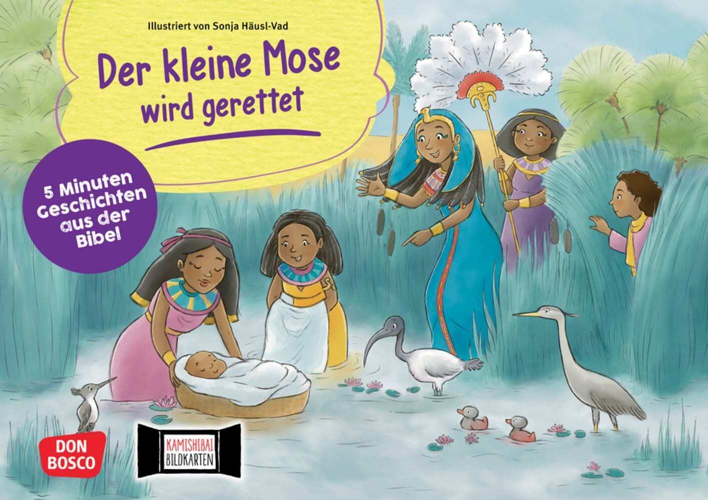 Der kleine Mose wird gerettet. Kamishibai Bildkartenset: 5 Minuten Geschichten aus der Bibel für Krippe, Kindergarten und Gemeinde. Bild und Text abgestimmt auf Kinder ab zwei Jahren Politics & History