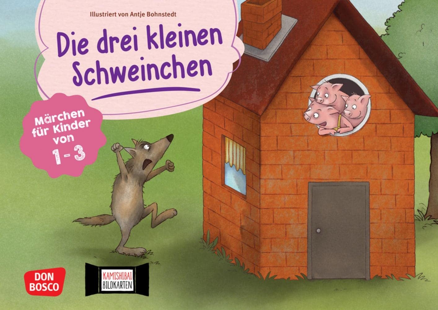 Die drei kleinen Schweinchen. Kamishibai Bildkartenset: Märchen für Kinder von 1 - 3. Die beliebte Geschichte für die Krippe: einfache Handlung und ... Erzähltheater mit Kindern unter drei Jahren) Fairy Tales & Legends