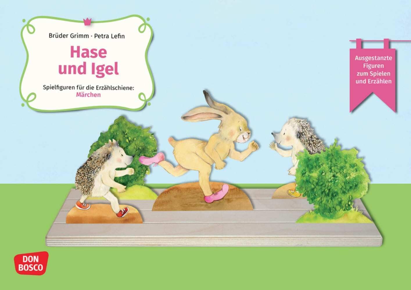 Hase und Igel. Erzählschienen-Figurenset Fairy Tales & Legends