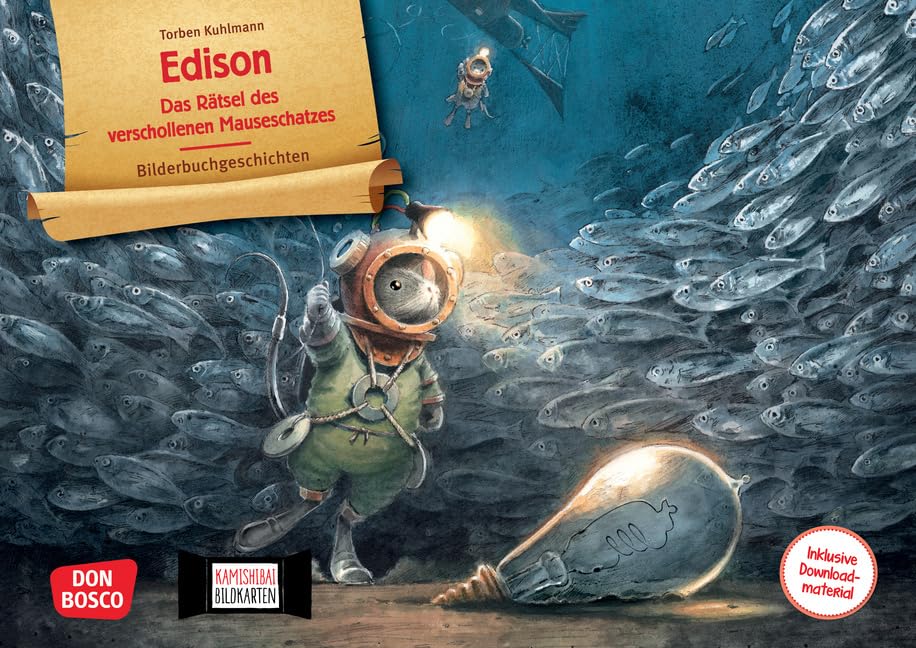 Edison. Das Rätsel des verschollenen Mauseschatzes. Kamishibai Bildkartenset: Entdecken – Erzählen – Begreifen: Bilderbuchgeschichten. Die geniale ... für unser Erzähltheater) Education & Training