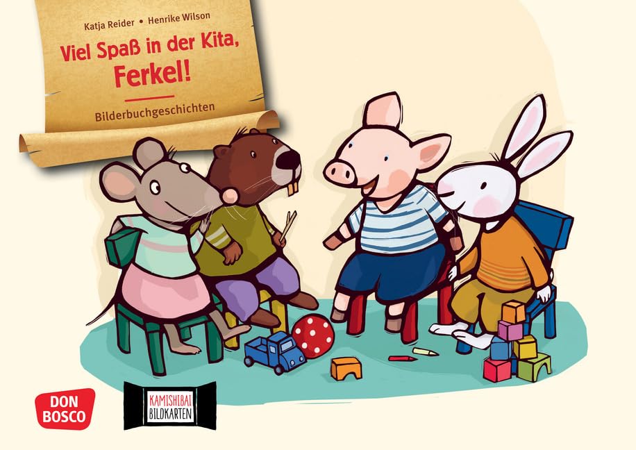 Viel Spaß in der Kita, Ferkel! Kamishibai Bildkartenset: Entdecken - Erzählen - Begreifen: Bilderbuchgeschichten. Abenteuer Kita-Start: eine ... für unser Erzähltheater) Learning & Reference