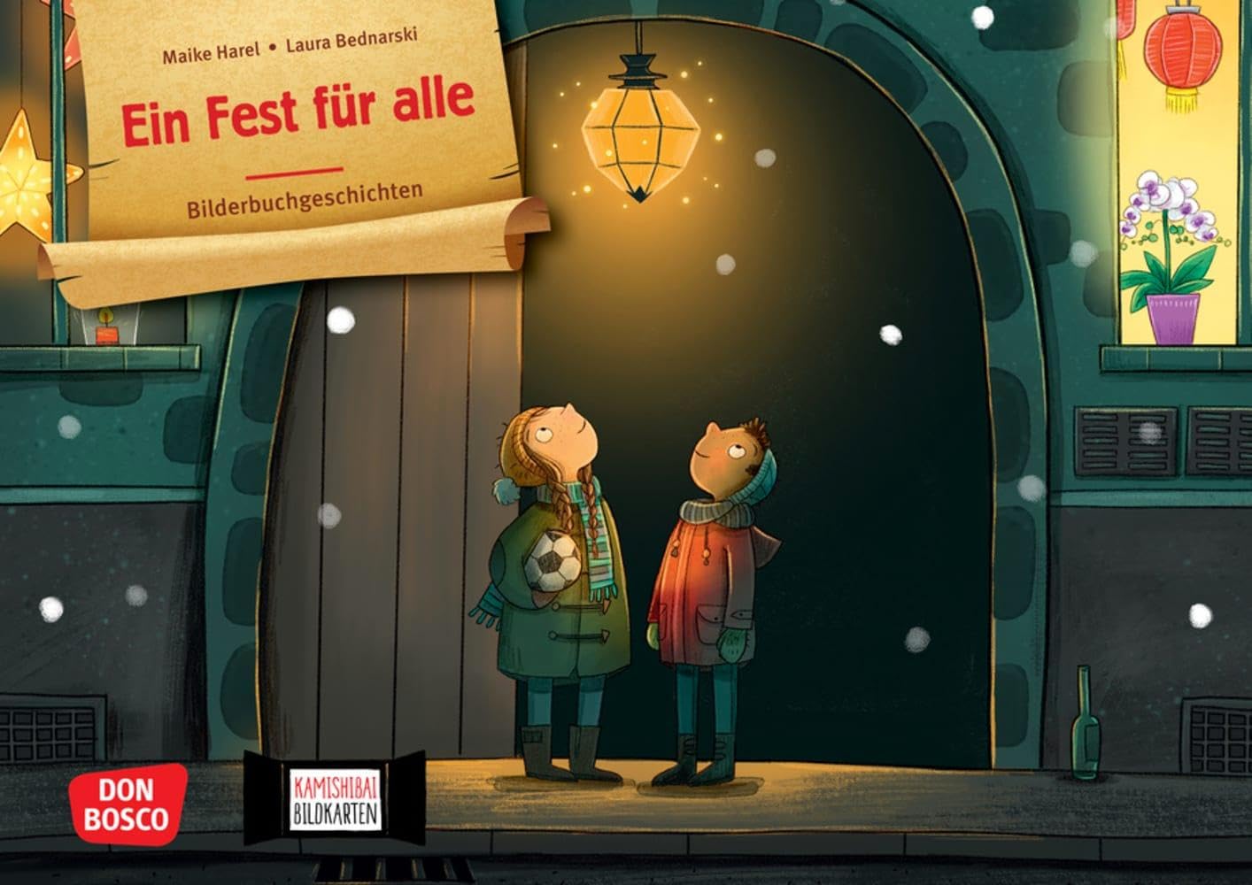 Ein Fest für alle. Schneinachten in der Nachtigallstraße. Kamishibai Bildkartenset: Entdecken - Erzählen - Begreifen: Bilderbuchgeschichten. Mit dem Erzähltheater durch die Winterzeit book