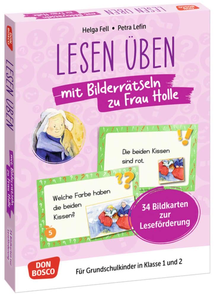 Lesen üben mit Bilderrätseln: Frau Holle. 34 Bildkarten zur Leseförderung: Sprachförderung für Grundschulkinder in Klasse 1 und 2. Abwechslungsreiche ... fördern und sichern. Übungen und Spiele) Fairy Tales & Legends