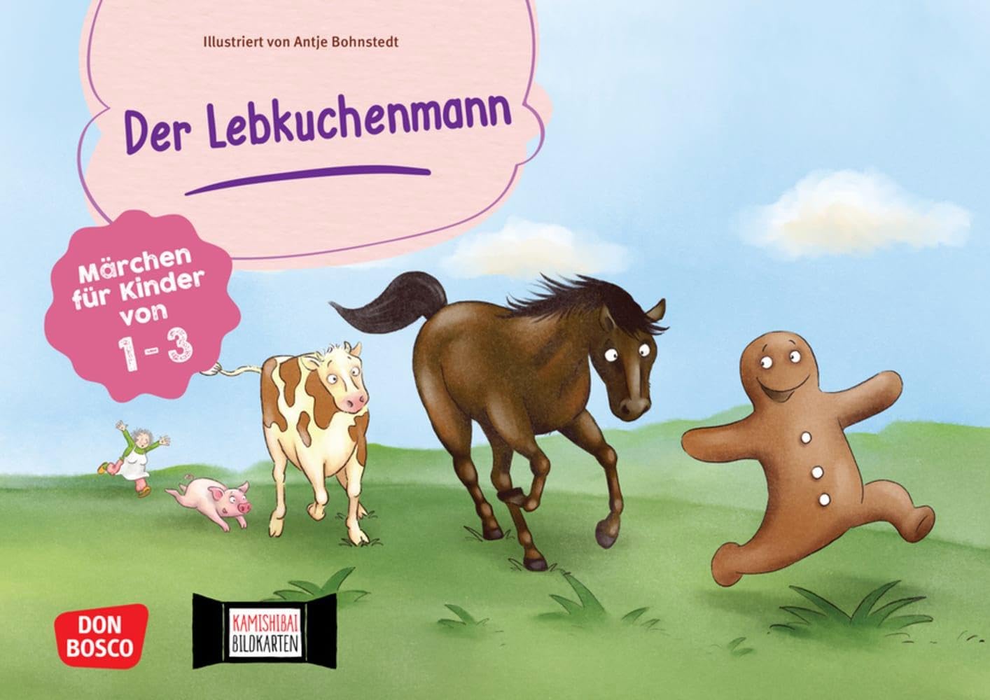 Der Lebkuchenmann. Kamishibai Bildkartenset: Märchen für Kinder von 1-3. Ein Wintermärchen für die Weihnachtszeit in der Krippe. Lustiges ... Erzähltheater mit Kindern unter drei Jahren) Fairy Tales & Legends