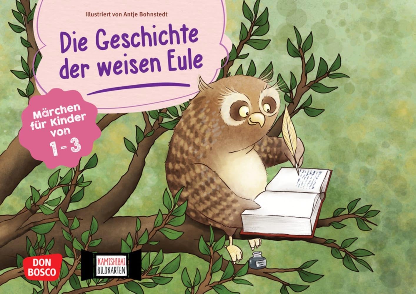 Die Geschichte der weisen Eule. Kamishibai Bildkartenset: Märchen für Kinder von 1–3. Mit dem Erzähltheater Krippenkinder für die Bücherliebe ... Erzähltheater mit Kindern unter drei Jahren) Fairy Tales & Legends
