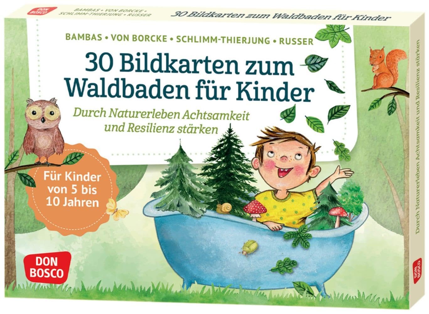 30 Bildkarten zum Waldbaden für Kinder: Durch Naturerleben Achtsamkeit und Resilienz stärken. Mit kreativen Spielen, Entspannungstechniken und ... und innere Balance. 30 Ideen auf Bildkarten) Leisure, Home & Garden
