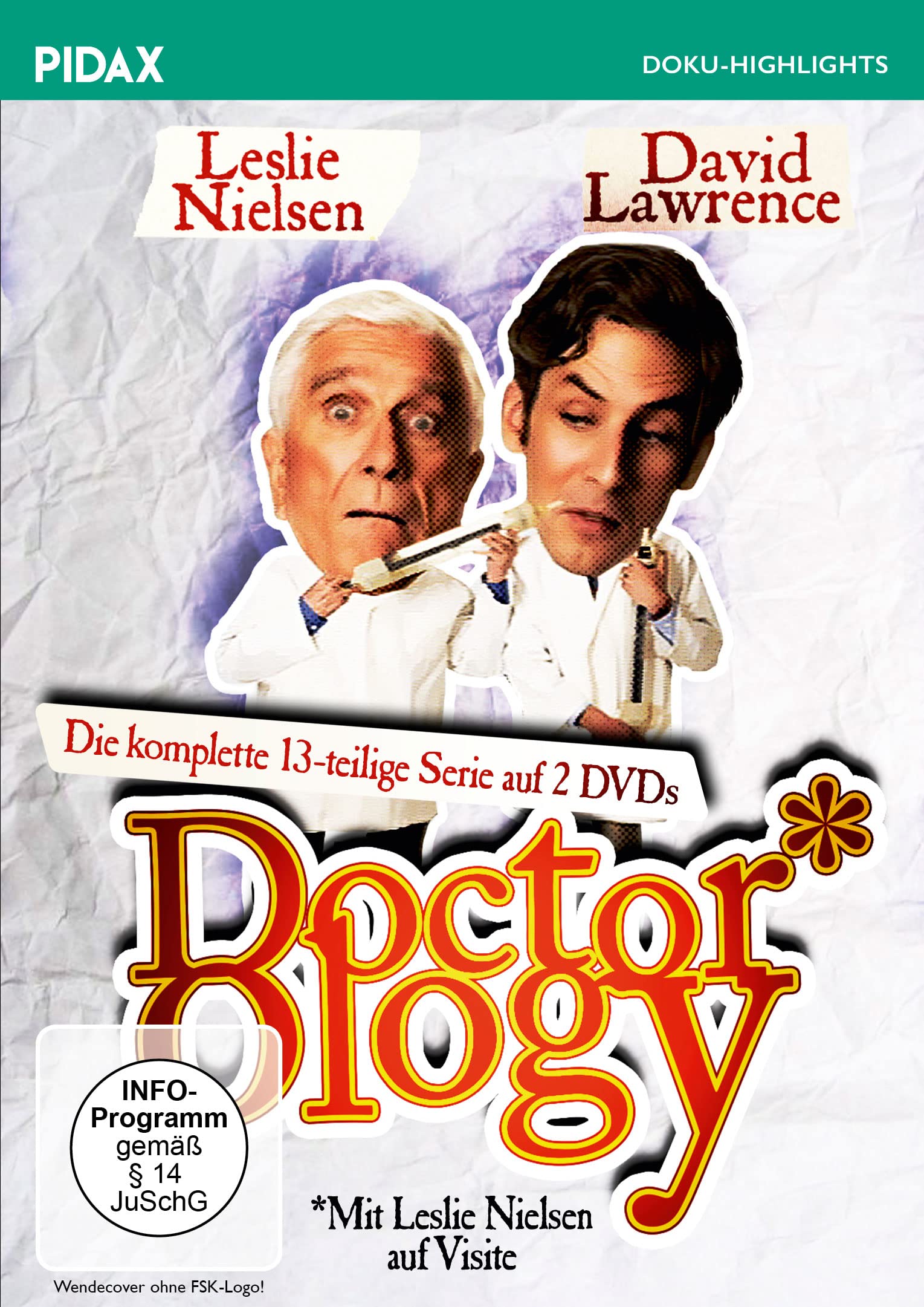 Doctorology - Mit Leslie Nielsen auf Visite / Der komplette 13-teilige Comedy-Doku mit Publikumsliebling Leslie Nielsen (Die nackte Kanone) (Pidax Doku-Highlights) Movies