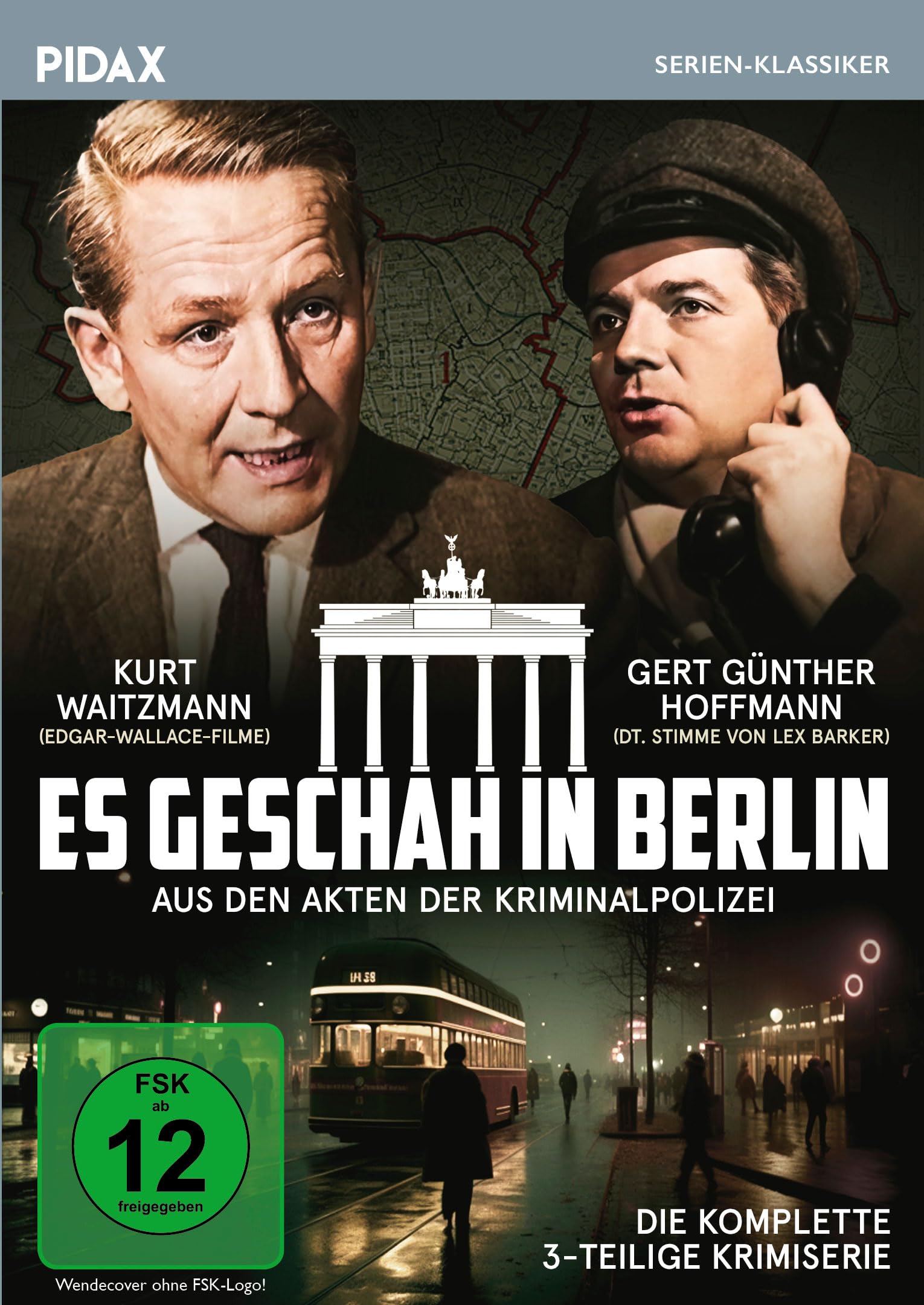Es geschah in Berlin - Aus den Akten der Kriminalpolizei / Die komplette 3-teilige Krimiserie (Pidax Serien-Klassiker) Box sets