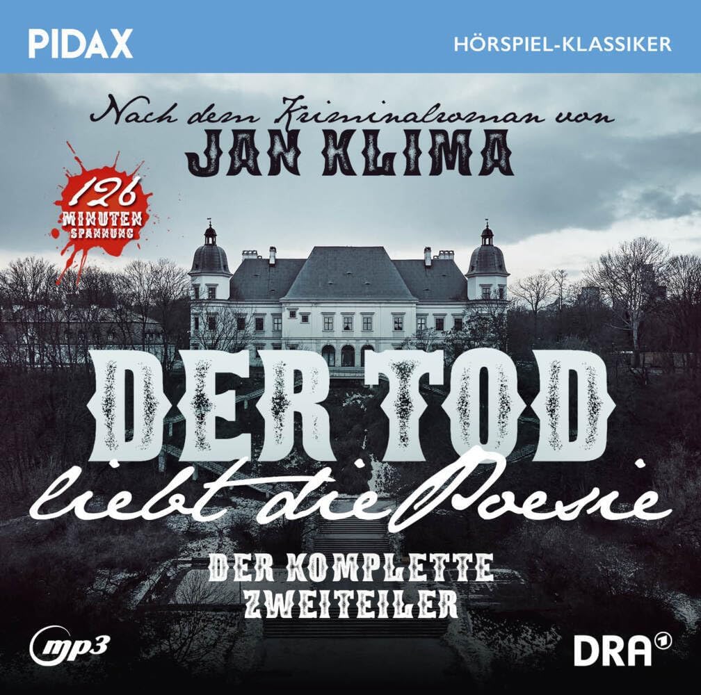 Der Tod liebt die Poesie / Das komplette 2-teilige Kriminalhörspiel nach dem Roman von Jan Klíma (Pidax Hörspiel-Klassiker) Country & Folk