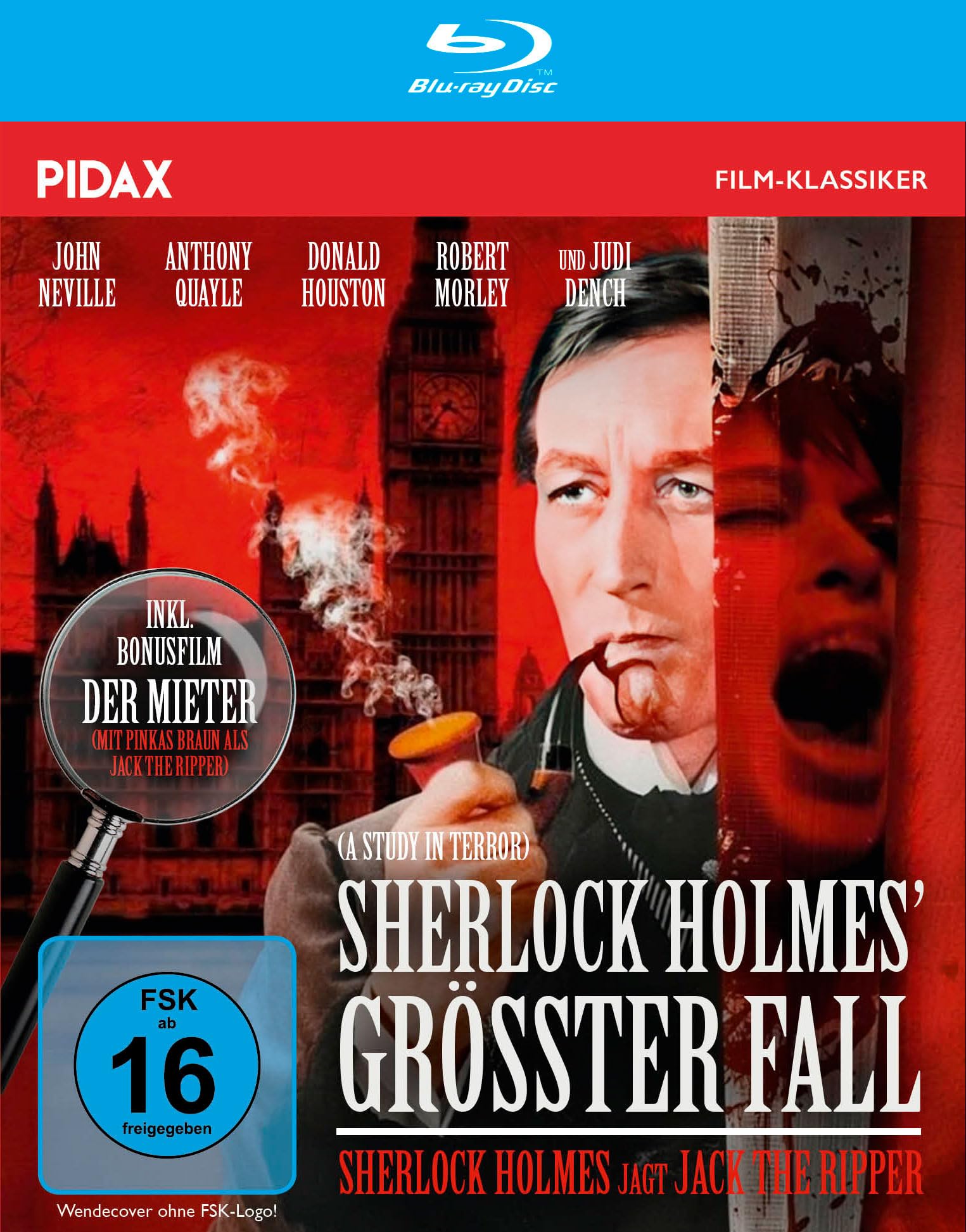 Sherlock Holmes‘ größter Fall (Study in Terror) / Spannende Jagd auf Jack the Ripper mit absoluter Starbesetzung + Bonusfilm: DER MIETER (Pidax Film-Klassiker) Movies