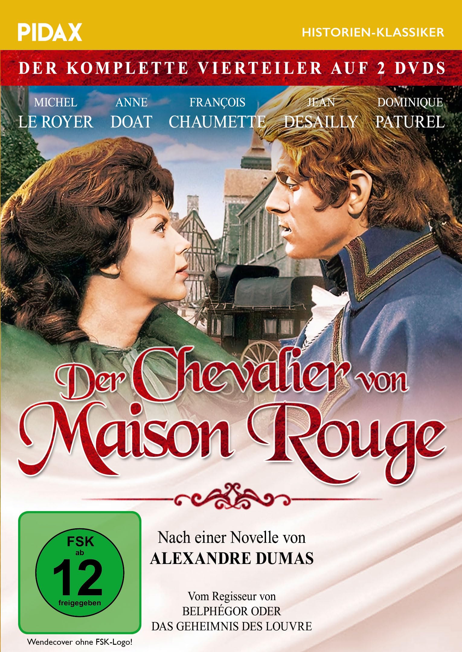 Der Chevalier von Maison Rouge / Der komplette Historien-Vierteiler nach einer Vorlage von Alexandre Dumas (Pidax Historien-Klassiker) Box sets
