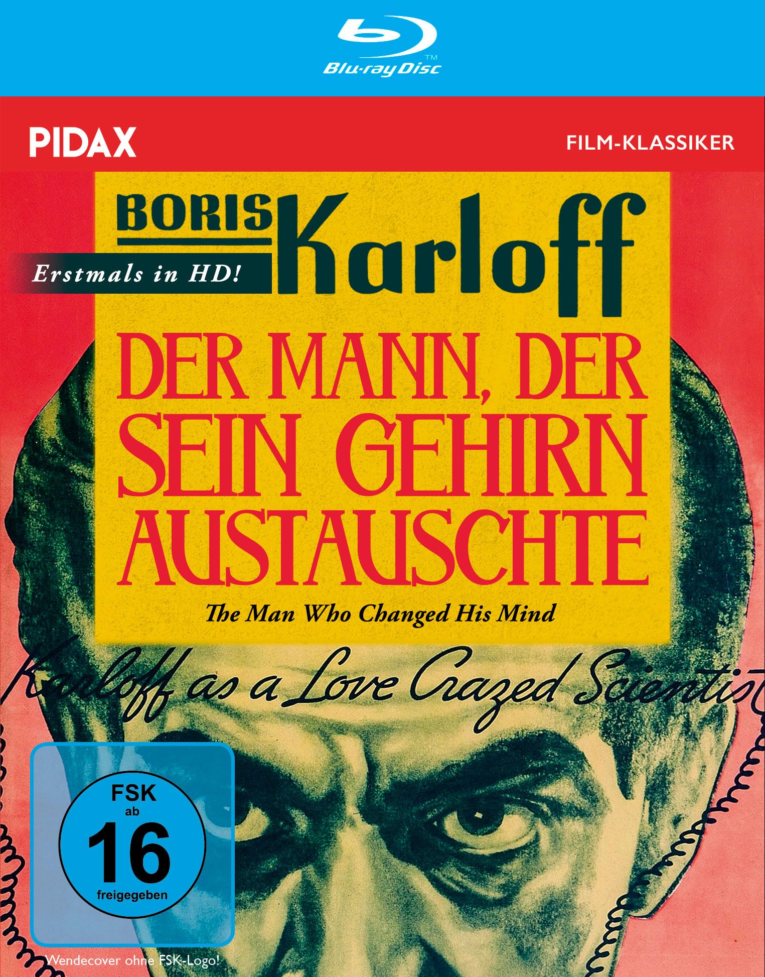 Der Mann, der sein Gehirn austauschte (The man who changed his mind) / Horror-Klassiker mit „Frankenstein“ Boris Karloff + Bonusfilm (Pidax Film-Klassiker) Movies