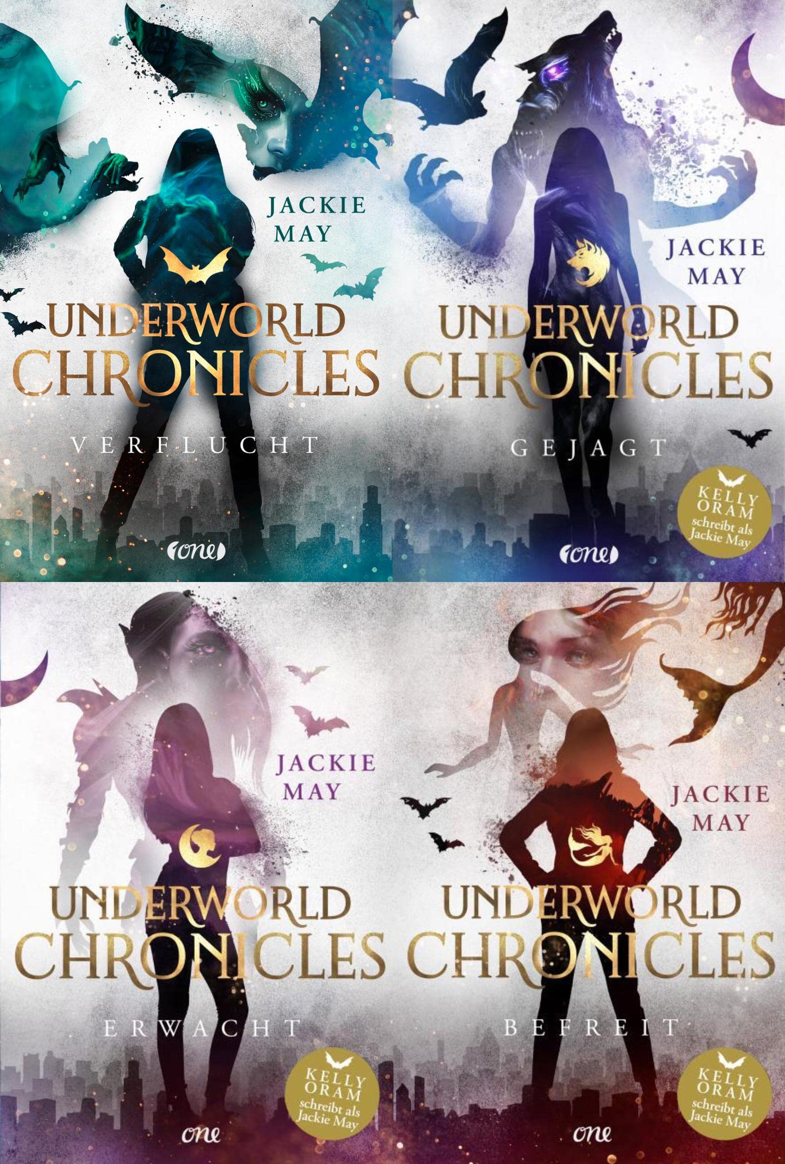 Underworld Chronicles Band 1-4 plus 1 exklusives Postkartenset Fantasy & Sci-Fi